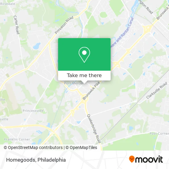 Homegoods map