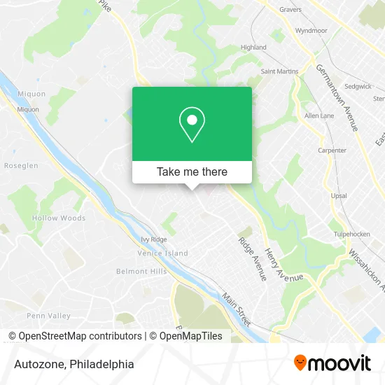 Autozone map