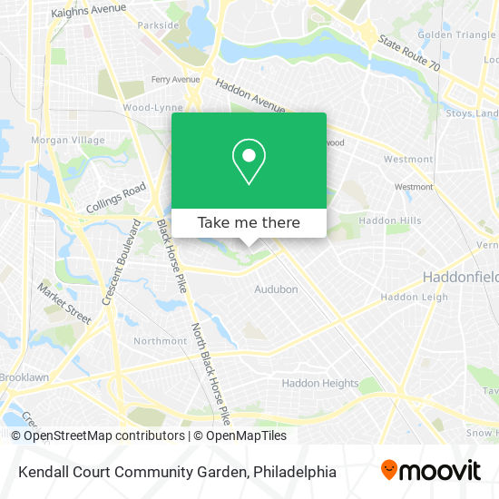 Mapa de Kendall Court Community Garden