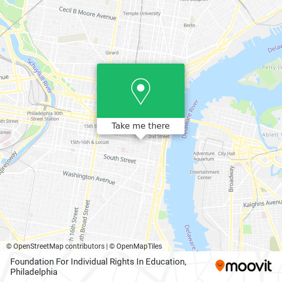 Mapa de Foundation For Individual Rights In Education