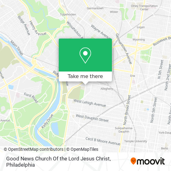 Mapa de Good News Church Of the Lord Jesus Christ