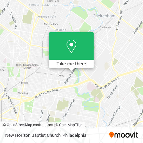 New Horizon Baptist Church map