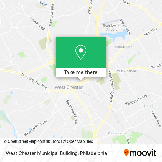 West Chester Municipal Building map