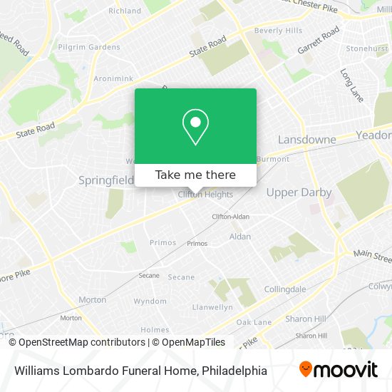 Mapa de Williams Lombardo Funeral Home