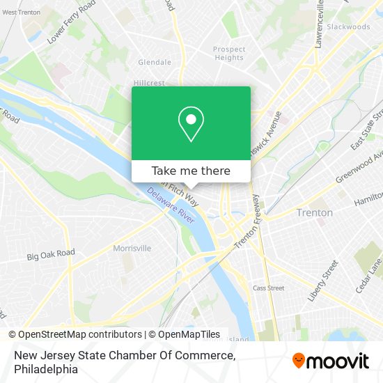 Mapa de New Jersey State Chamber Of Commerce