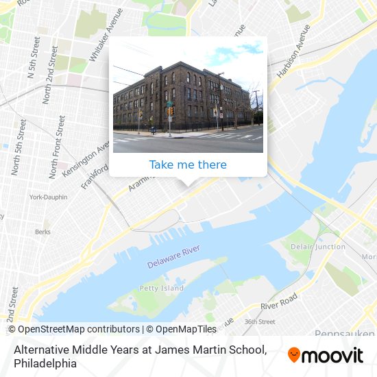 Alternative Middle Years at James Martin School map