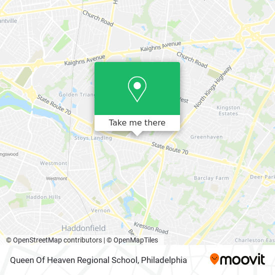 Queen Of Heaven Regional School map