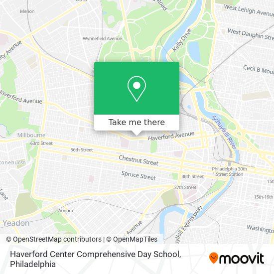 Mapa de Haverford Center Comprehensive Day School