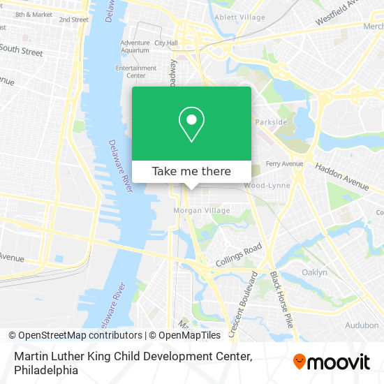 Mapa de Martin Luther King Child Development Center