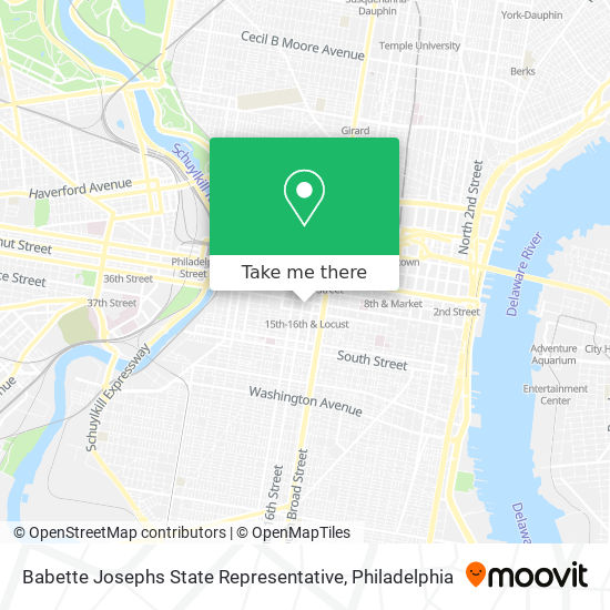 Mapa de Babette Josephs State Representative