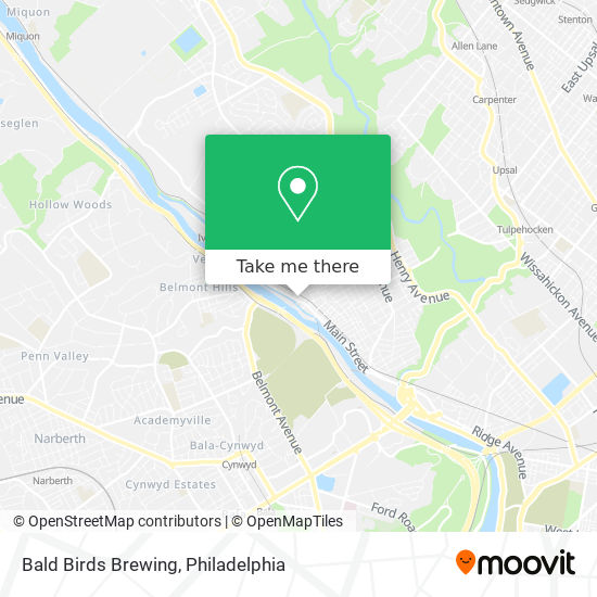 Bald Birds Brewing map