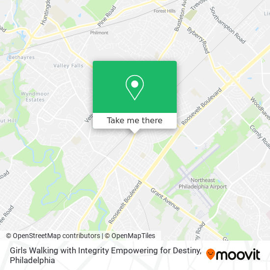 Girls Walking with Integrity Empowering for Destiny map