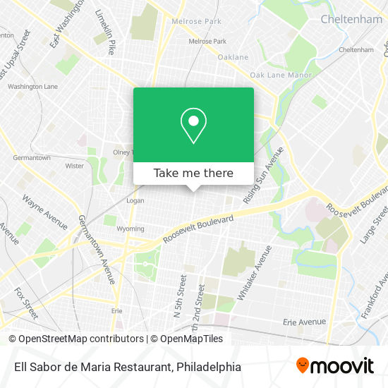 Ell Sabor de Maria Restaurant map