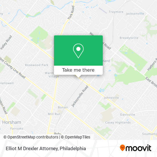 Elliot M Drexler Attorney map