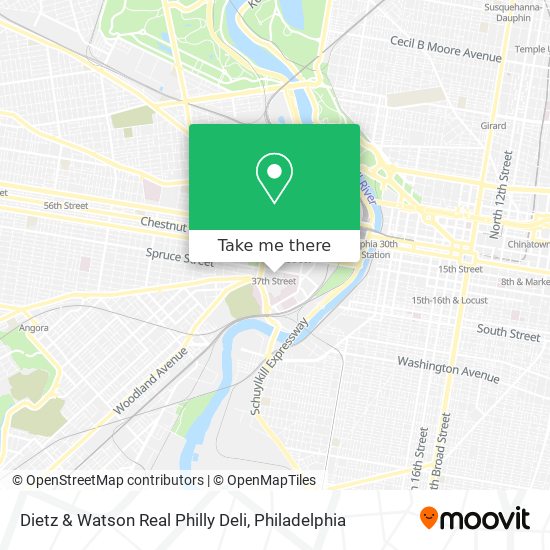 Dietz & Watson Real Philly Deli map
