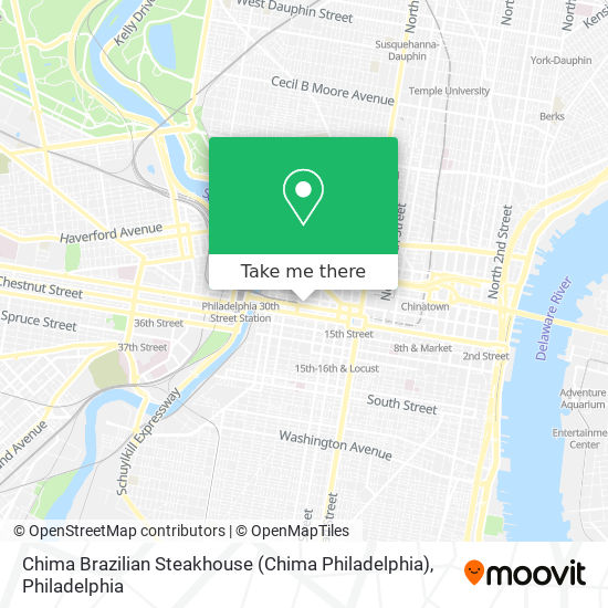 Chima Brazilian Steakhouse (Chima Philadelphia) map