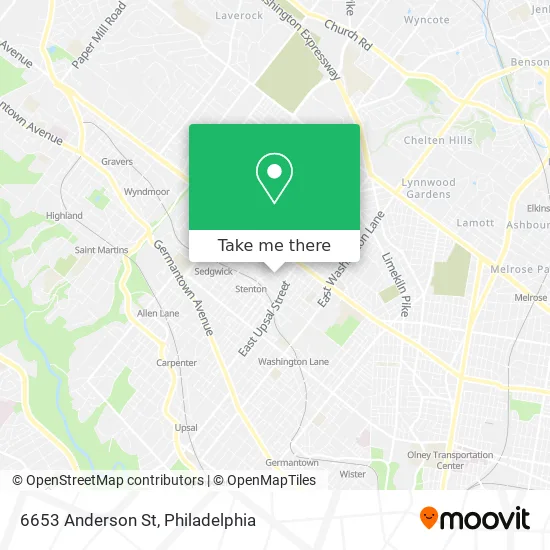 6653 Anderson St map