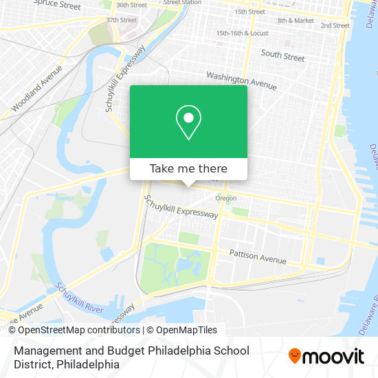 Management and Budget Philadelphia School District map