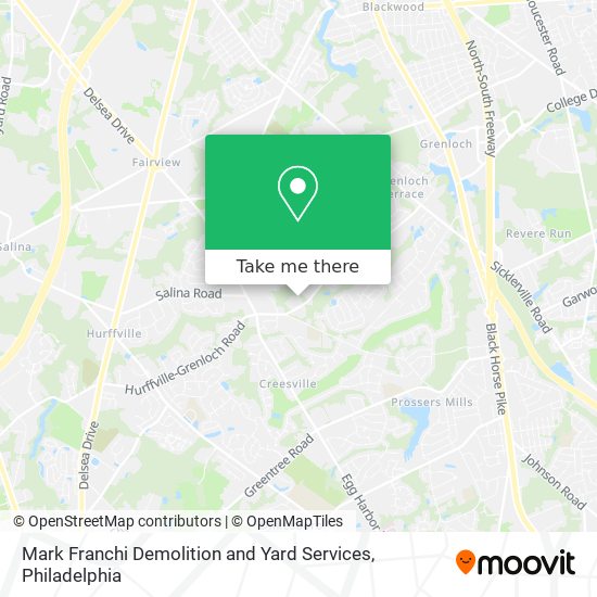 Mapa de Mark Franchi Demolition and Yard Services