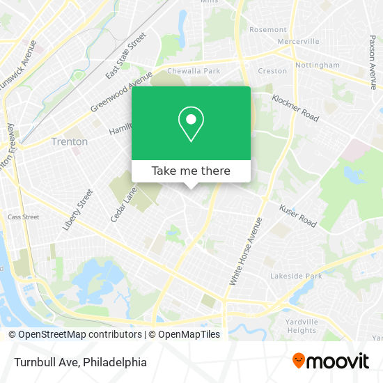 Mapa de Turnbull Ave