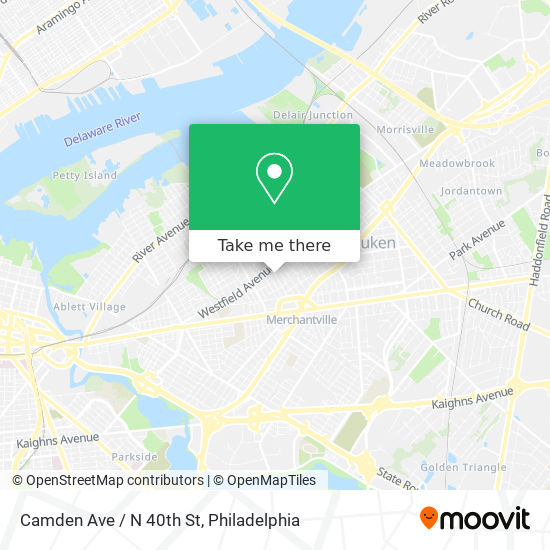 Mapa de Camden Ave / N 40th St