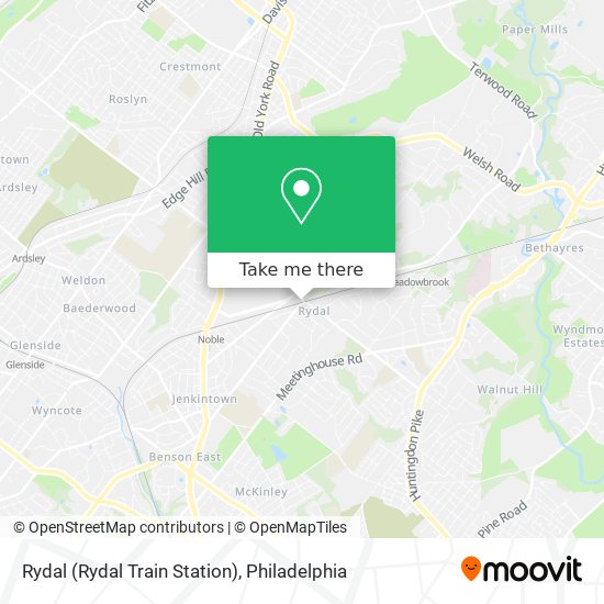 Rydal (Rydal Train Station) map