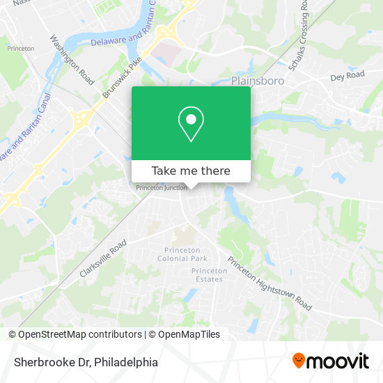 Mapa de Sherbrooke Dr