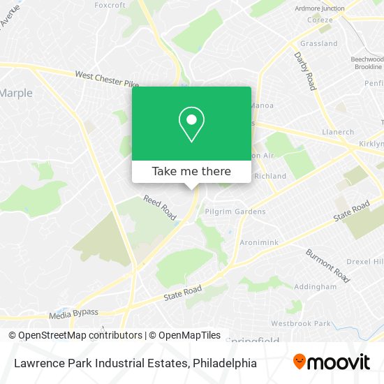 Lawrence Park Industrial Estates map