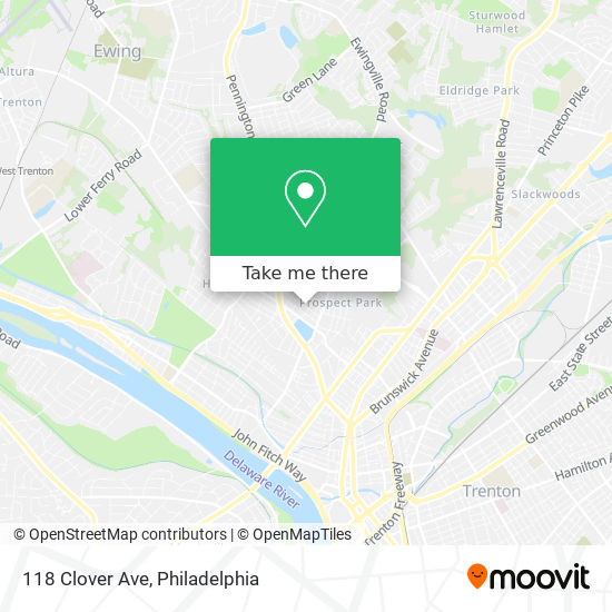 Mapa de 118 Clover Ave
