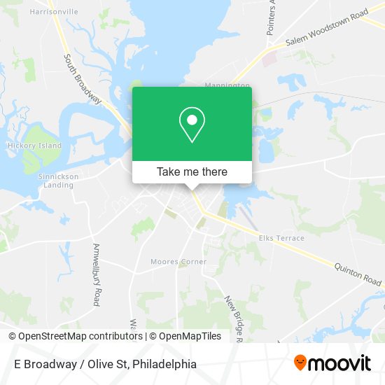 Mapa de E Broadway / Olive St
