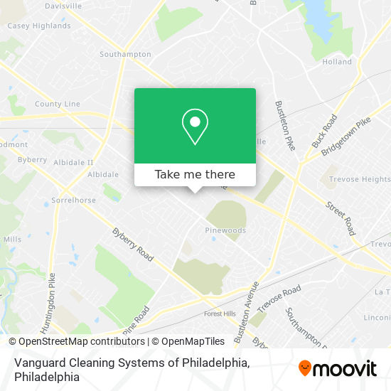 Mapa de Vanguard Cleaning Systems of Philadelphia