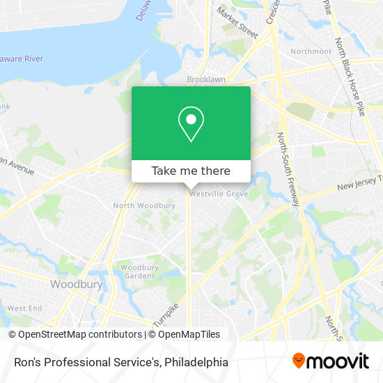 Ron's Professional Service's map