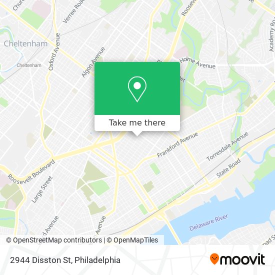 Mapa de 2944 Disston St