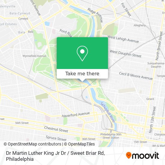 Dr Martin Luther King Jr Dr / Sweet Briar Rd map