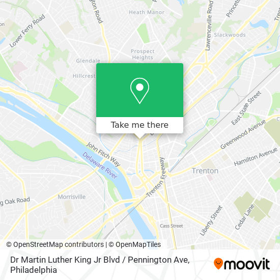 Dr Martin Luther King Jr Blvd / Pennington Ave map