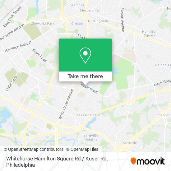 Whitehorse Hamilton Square Rd / Kuser Rd map