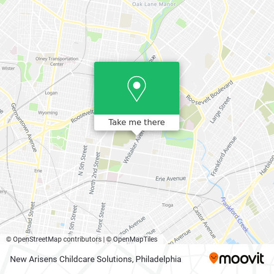 New Arisens Childcare Solutions map