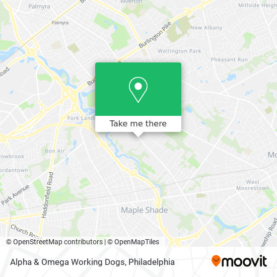 Alpha & Omega Working Dogs map