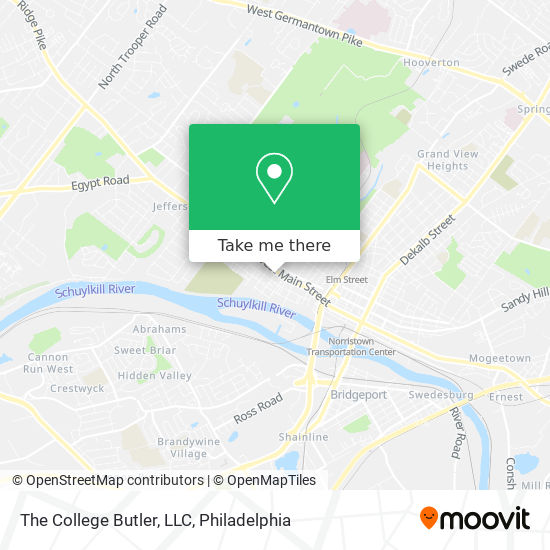 The College Butler, LLC map