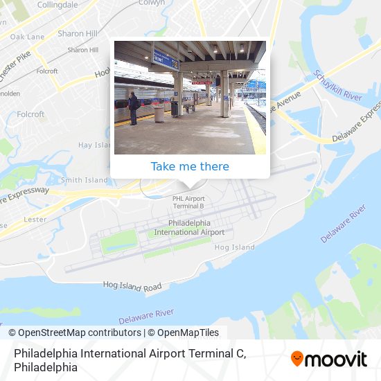 Mapa de Philadelphia International Airport Terminal C