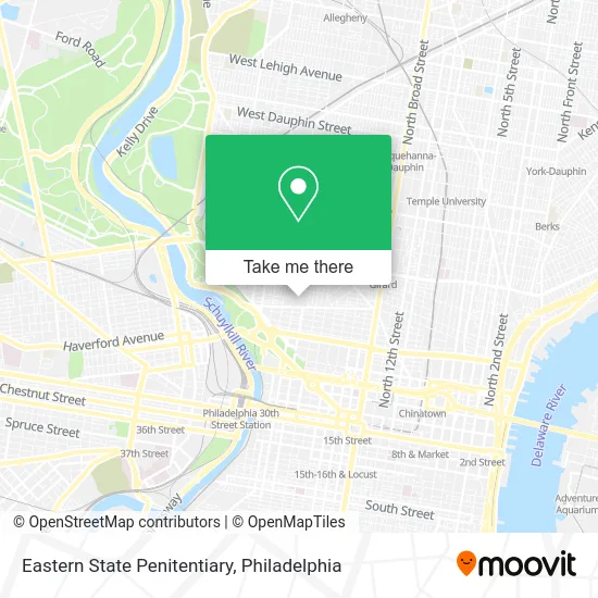 Eastern State Penitentiary map