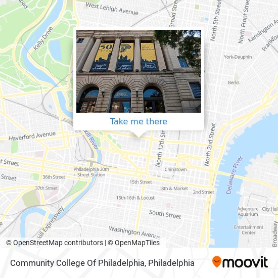 Community College Of Philadelphia map