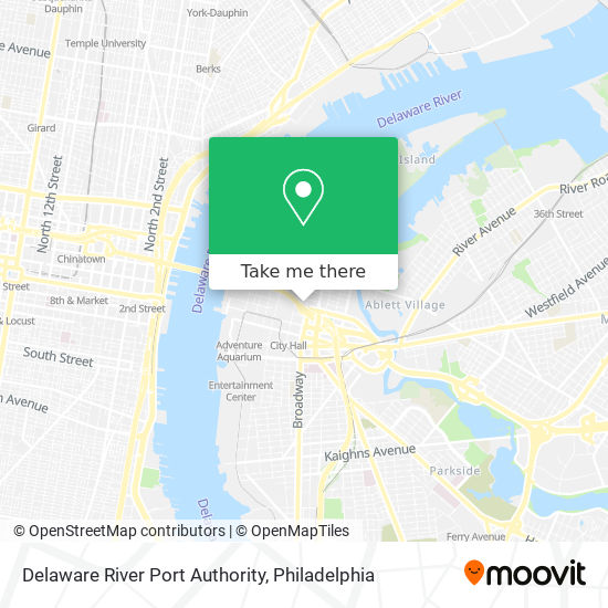 Delaware River Port Authority map