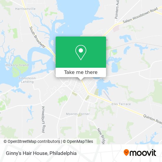 Ginny's Hair House map