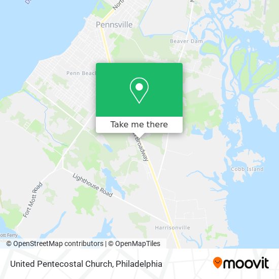 United Pentecostal Church map