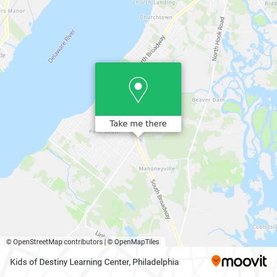 Kids of Destiny Learning Center map