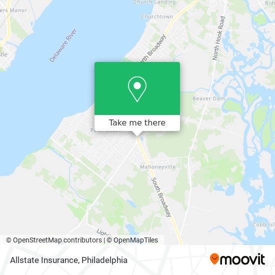 Allstate Insurance map