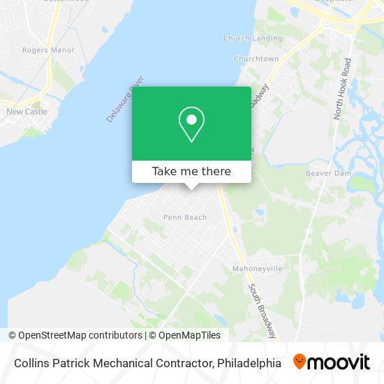 Collins Patrick Mechanical Contractor map