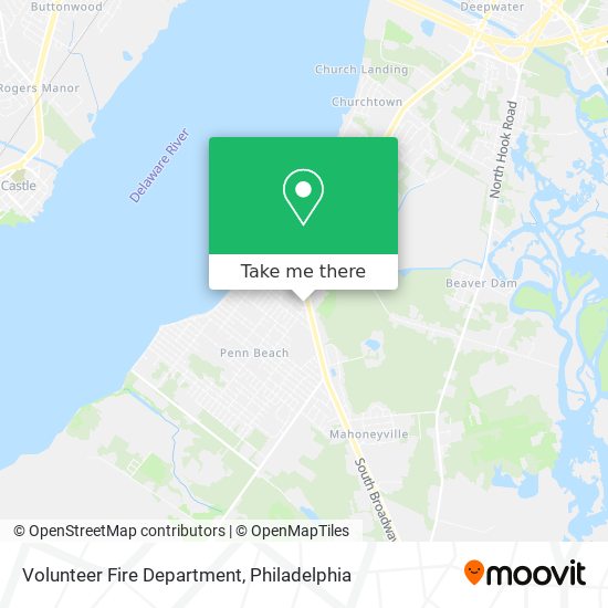 Volunteer Fire Department map