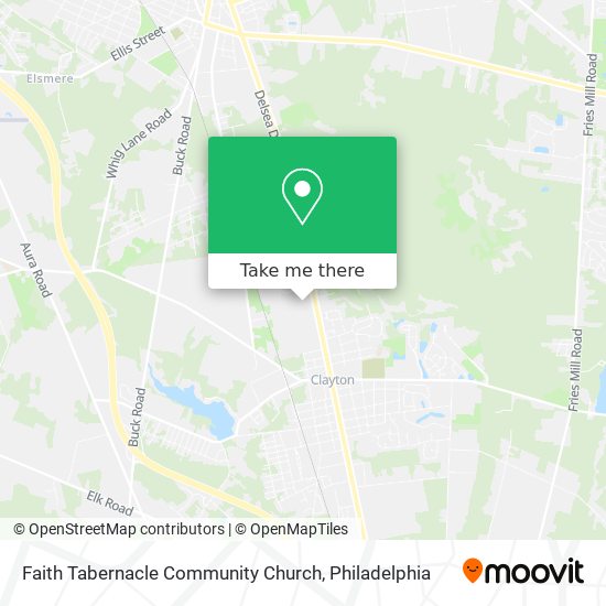 Mapa de Faith Tabernacle Community Church